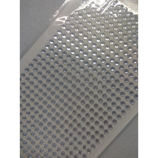 Стразы самоклеющиеся 4 мм на блистере (504 шт), цена за упаковку